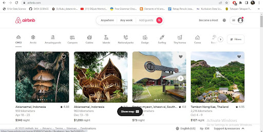 landing page airbnb